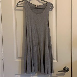 Gray tank dress